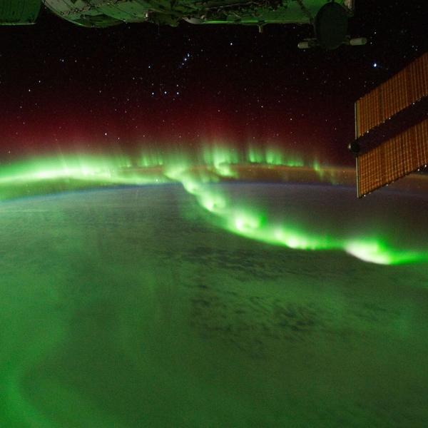 Artist rendition of satellites in space
