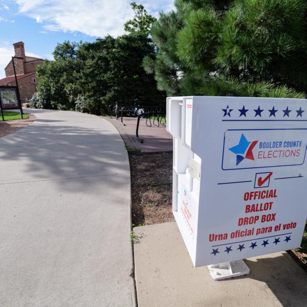 Ballot dropbox near the UMC