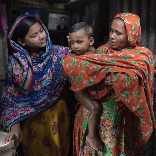 A family in Bangladesh