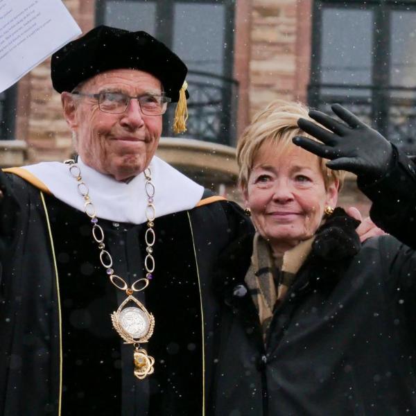 Bruce, left, and Marcy Benson