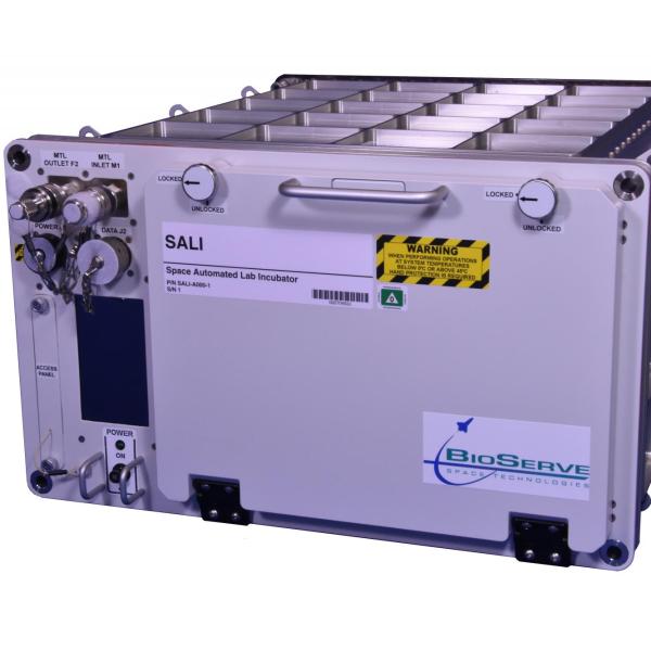 A BioServe Space Technologies space automated lab incubator