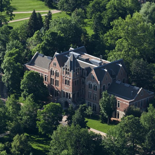 CU Boulder campus aerial