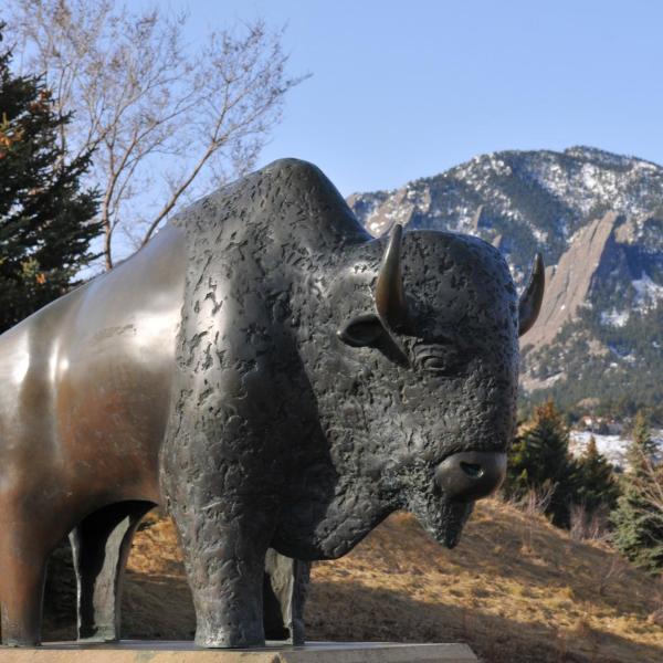The Ralphie statue