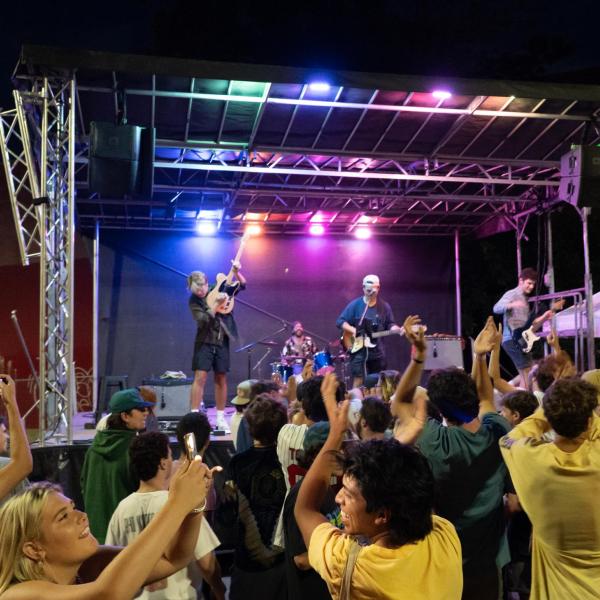 Rosen plays BuffStreet on The Hill on Aug.. 26, 2021.