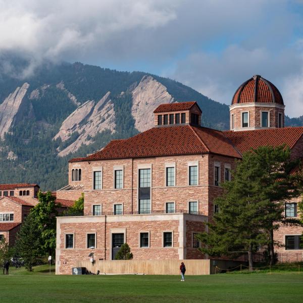 Koelbel Building as viewed from Business Field