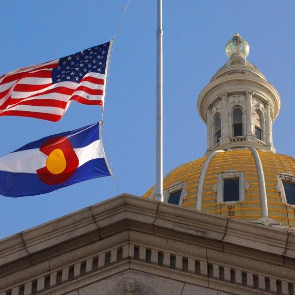 Colorado capitol dome.