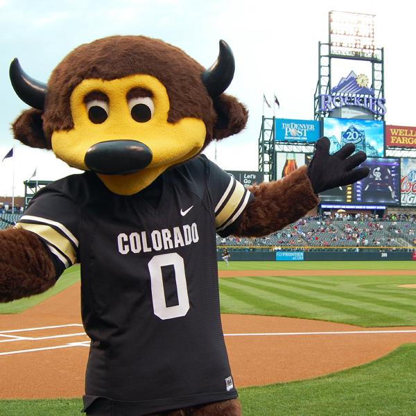 Chip at Coors Field in Denver