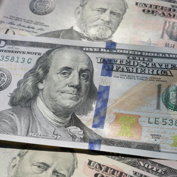 A stock image of money