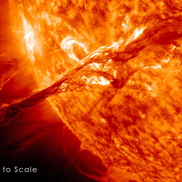 solar storms Earth atmosphere