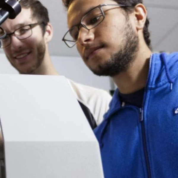 researchers in the lab