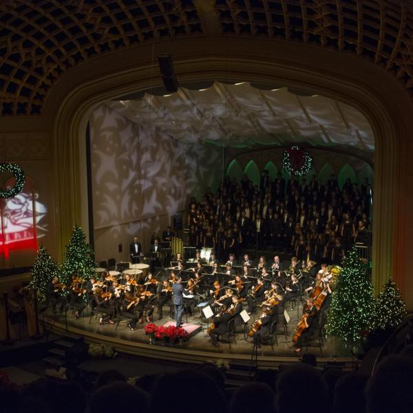 CU's annual Holiday Festival in Macky Auditorium