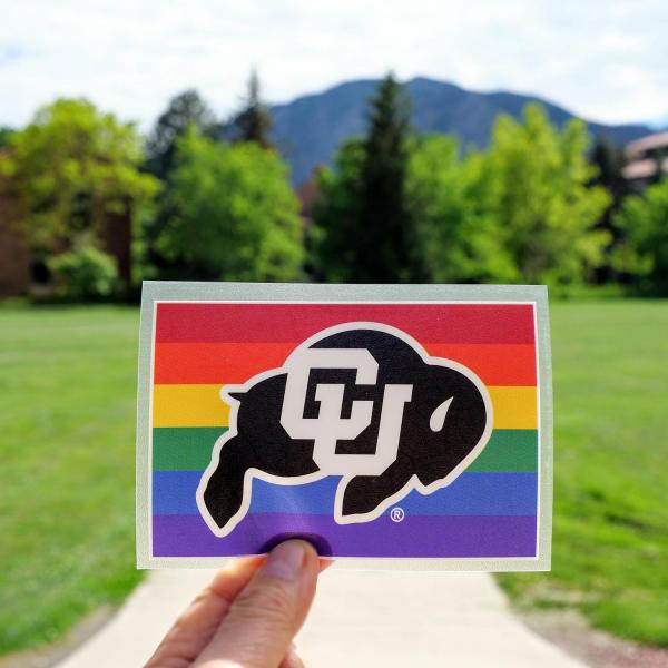 CU Buffs pride sticker