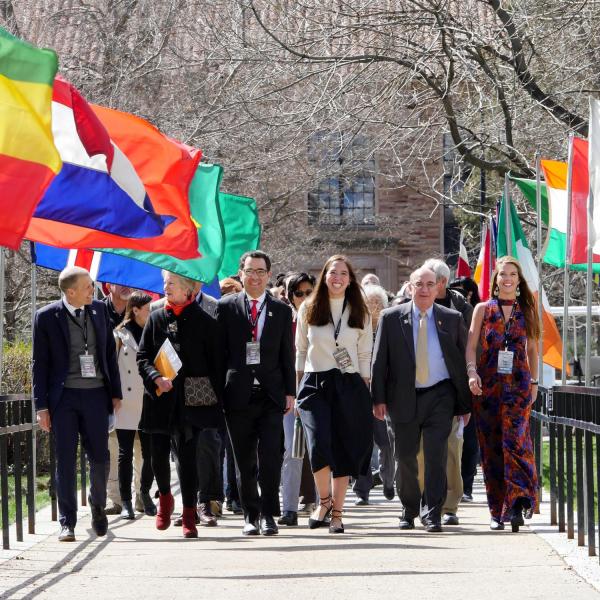 Opening procession of the 2019 Conference on World Affairs.