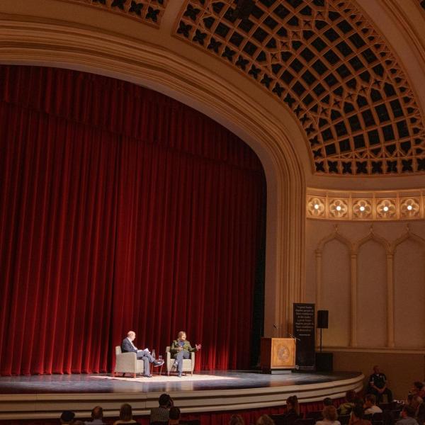 a Conference on World Affairs keynote