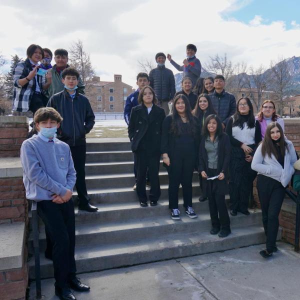 Group photo of high schoolers