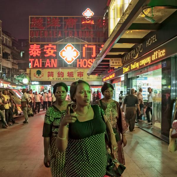 Image from Daniel Traub's photography book, Little North Road: Africa in China
