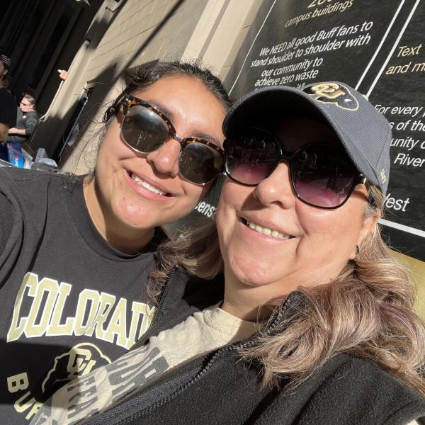 Erika Antunez and her mom