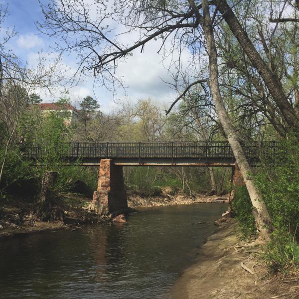 Historic bridge at Boulder Creek