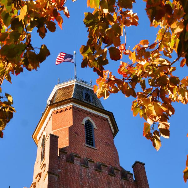 A 2022 fall scenic image on the main campus at the University of Colorado Boulder. (Photo by Casey A. Cass/University of Colorado)