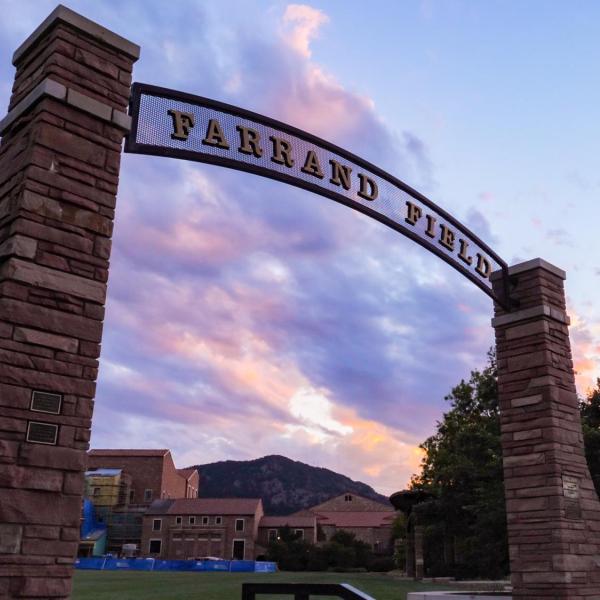 Sunset at Farrand Field