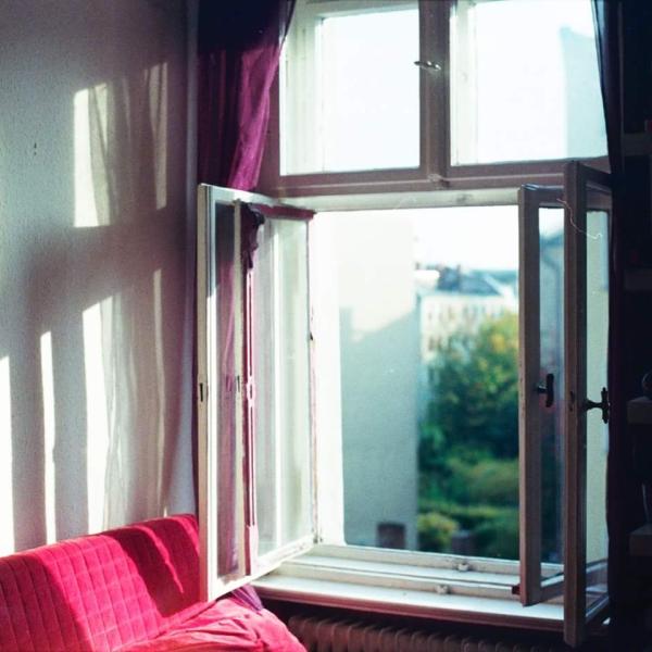 open window in an apartment