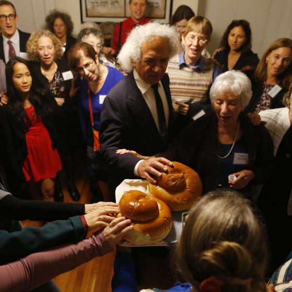 Jewish community celebrating High Holy Days
