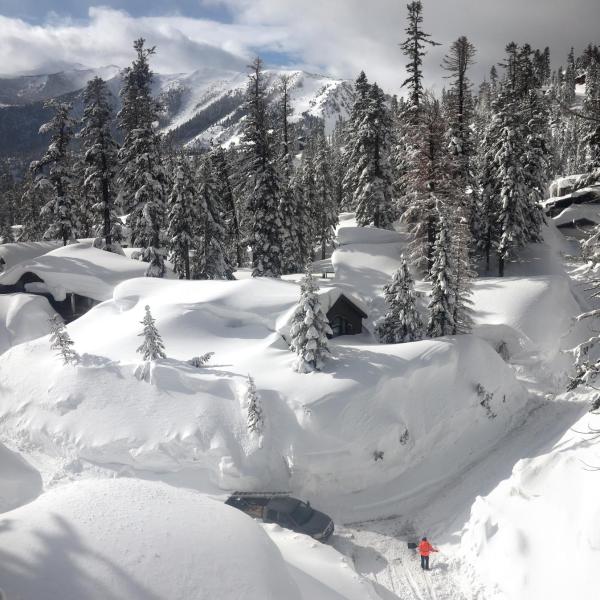 Sierra Nevada covered in snow