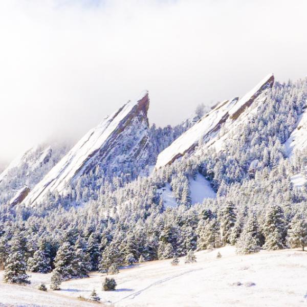 Flatirons in winter