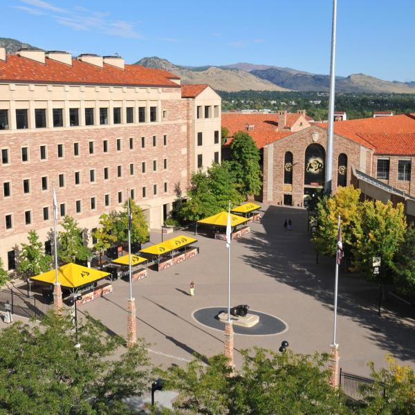 Folsom Field plaza