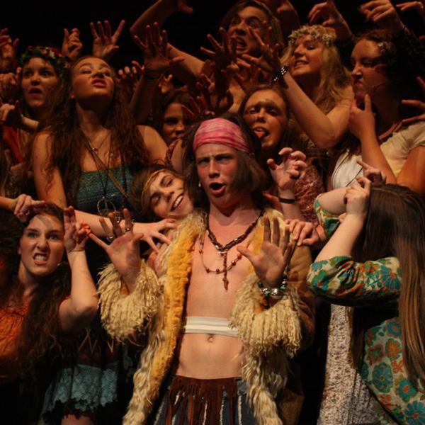 Scene from Hair the musical