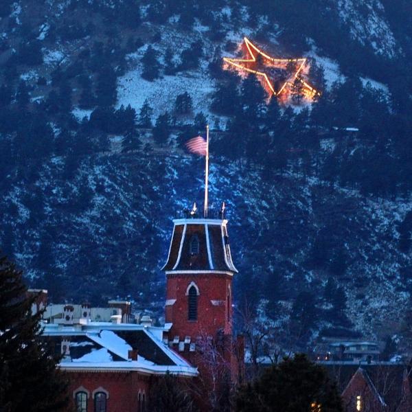The Holiday Star and Old Main