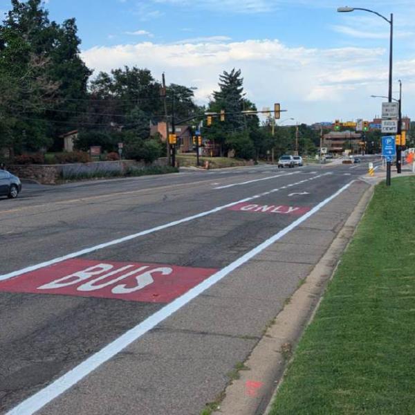 Bus-only lane