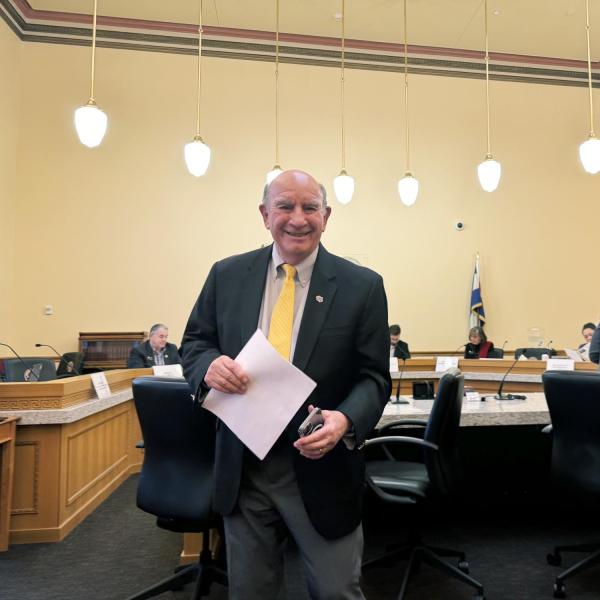 Chancellor Philip DiStefano at the Capital Development Committee hearing