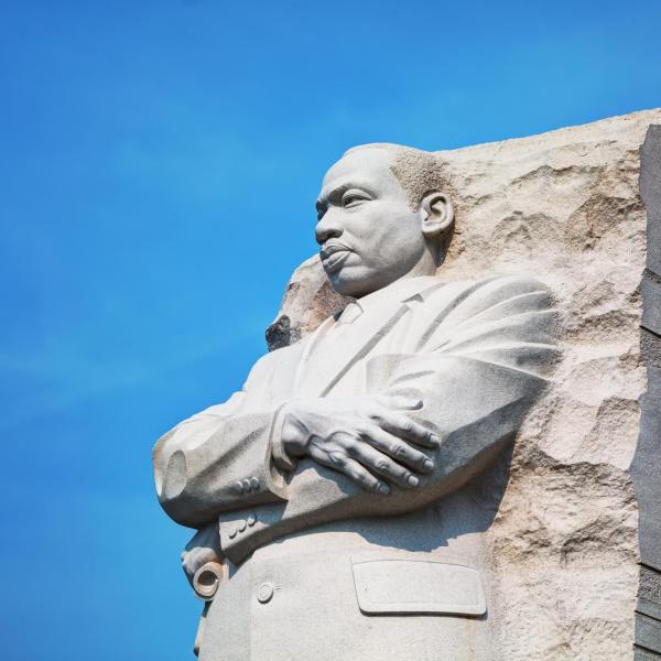 Martin Luther King monument in Washington, D.C.