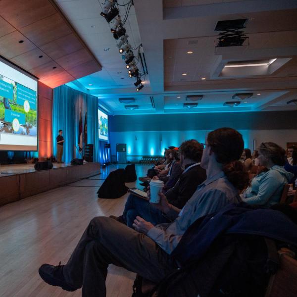 attendees at a CU Boulder conference