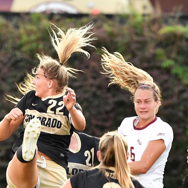 Colorado soccer playing Florida State