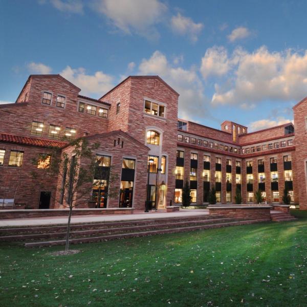 A composite photo of the University of Colorado Law School.