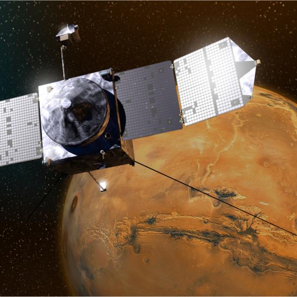 Mars Maven mission water escape