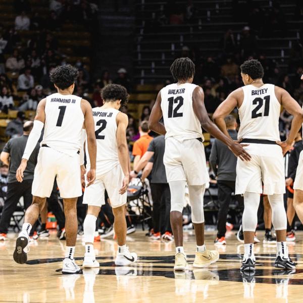 The CU men's basketball team