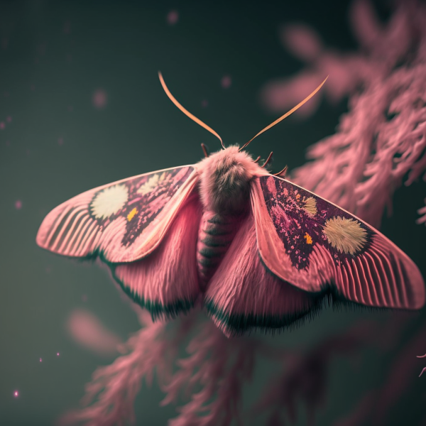 pink moth