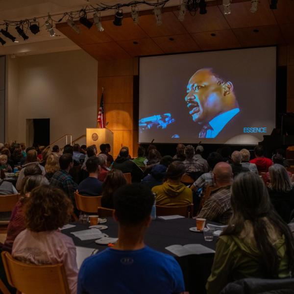 A scene from the 2020 Martin Luther King Day celebration at CU Boulder