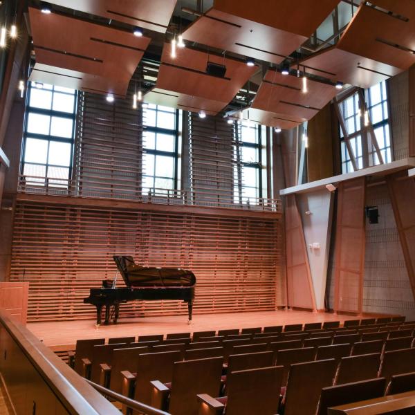 Chamber Hall in the Imig Music building
