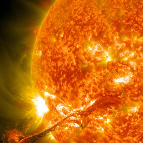 Close up image of the Sun (Image credit: NASA)