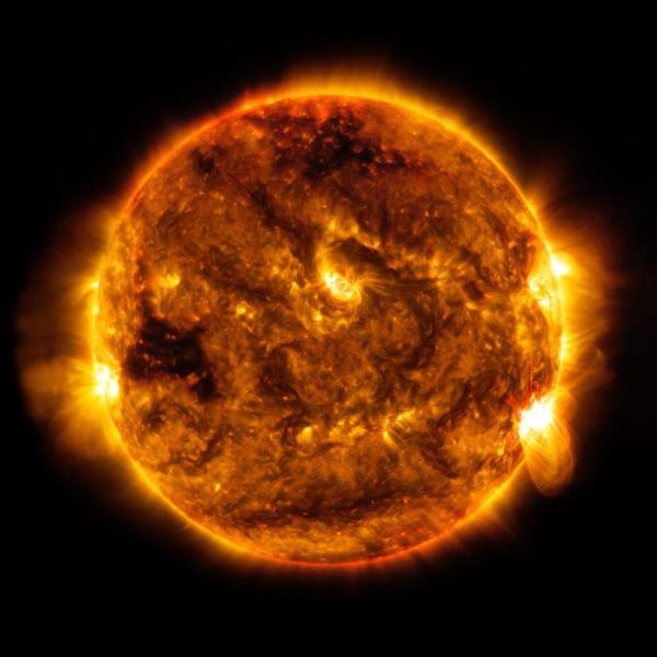a solar flare