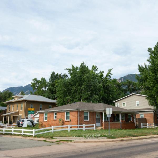 residential neighborhood in Boulder
