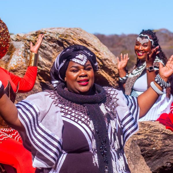 Members of Nobuntu in traditional African garb