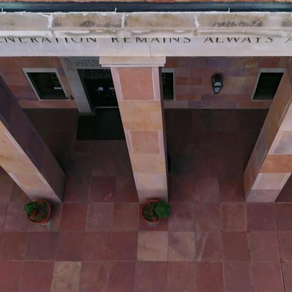 Norlin Library columns