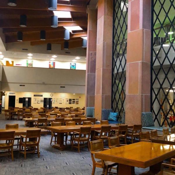 Study space inside Norlin Library