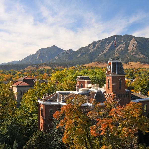 Old Main in fall