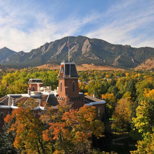 Old Main in fall
